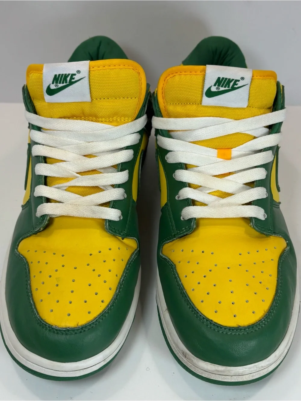 Nike Dunk Low SP Brazil 2024 Green Yellow Size 10 Mens EUC